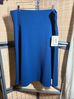LLR Azure Blue A-Line Skirt